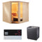 Sentiotec Sauna Komplettset Komfort Corner | Concept R Combi | 5 Pers.