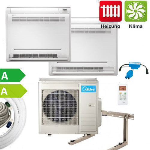 Klimaanlage Komplettset Multisplit Midea Kompakt Truhen