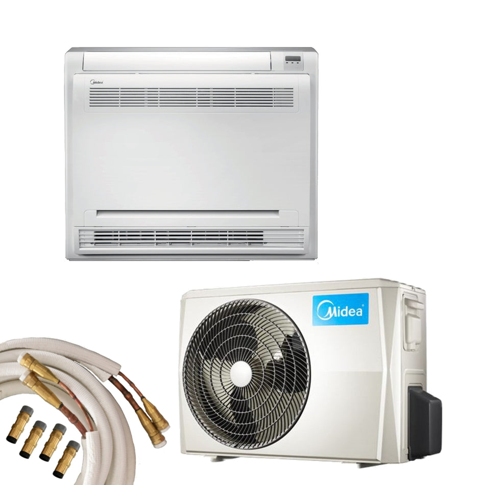 Midea Klimaanlage Kompakt-Truhe 12000 Btu | 3,5 kW und Quick-Connect