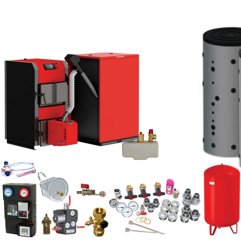 Pellets-Holz-Kombikessel HKK Active 110 Bioflux 90 - 80 kW Komplettset 3