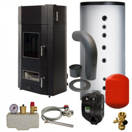 Wasser Holzvergaserofen JUPO Lohengrin Juratherm 18,5 kW Hygiene SET-2