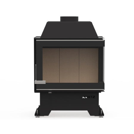 KRETZ | Kamineinsatz F107 | Eckscheibe rechts | Stahl | 10 kW  ➔ www.klimaworld.com