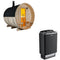 Sentiotec Sauna Komplettset Kuusi 240 | Saunaofen 100 | 6 Pers.