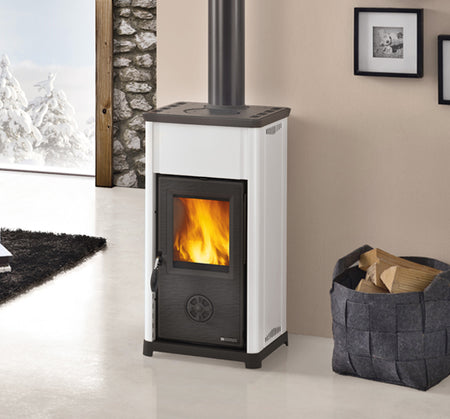 La Nordica Kaminofen TEA 5.0 weiß Holzofen, Ambiente | Klimaworld.com