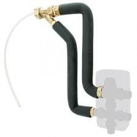 ESBE VTR801 Lanzenventil mit Innengewinde, zwei isolierten Rohrleitungen und weissem Schlauchanschluss | Klimaworld.com