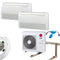 Klimaanlage Komplettset Multisplit LG Truhen-Deckengerät 2x3,5kW