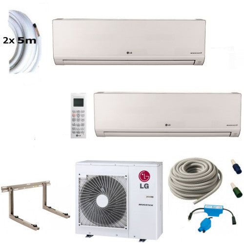 Klimaanlage Komplettset Multisplit LG Energy Wandgeräte 2x7,0kW 
