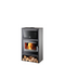 Haas+Sohn Kaminofen London-II easy Back 347.15 mit Backfach und 7,8 kW