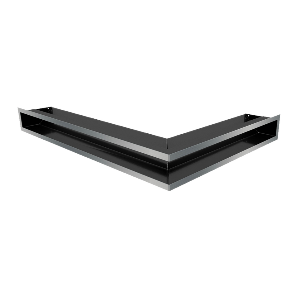 Kratki Eckluftleiste 45S links | 766x547 mm Winkel x 90 mm | geschliffen