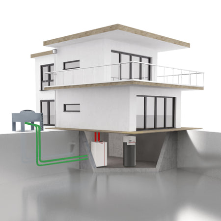 OCHSNER | Luft/Wasser-Wärmepumpe AIR 29 C12A | 287050V | BAFA