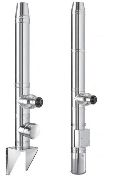 Schiedel Ø 80 mm Doppelwandiges Schornsteinsystem - 9,31