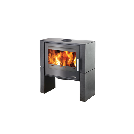 Haas+Sohn | Kaminofen MAYFAIR 347.17 C perl-schwarz/metallic | 8 kW