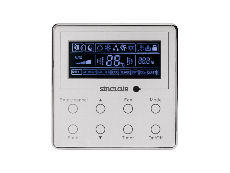 Klimaanlage Komplettset Multisplit Sinclair Deckenkassette 2x7,1kW