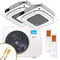 MIDEA Deckenkassetten-Set | 2,6 kW + 5,2 kW | Quick-Connect