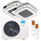 MIDEA Deckenkassetten-Set Multisplit | 2,6 kW + 3,5 kW
