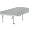 Kaminhaube Meidinger Scheibe, 1000 x 1000 mm - 4 Stützen