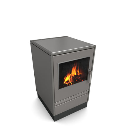 Glutos HHS 02 G Küchenherd mit Sichtscheibe in metallic 5,5 kW | klimaworld.com
