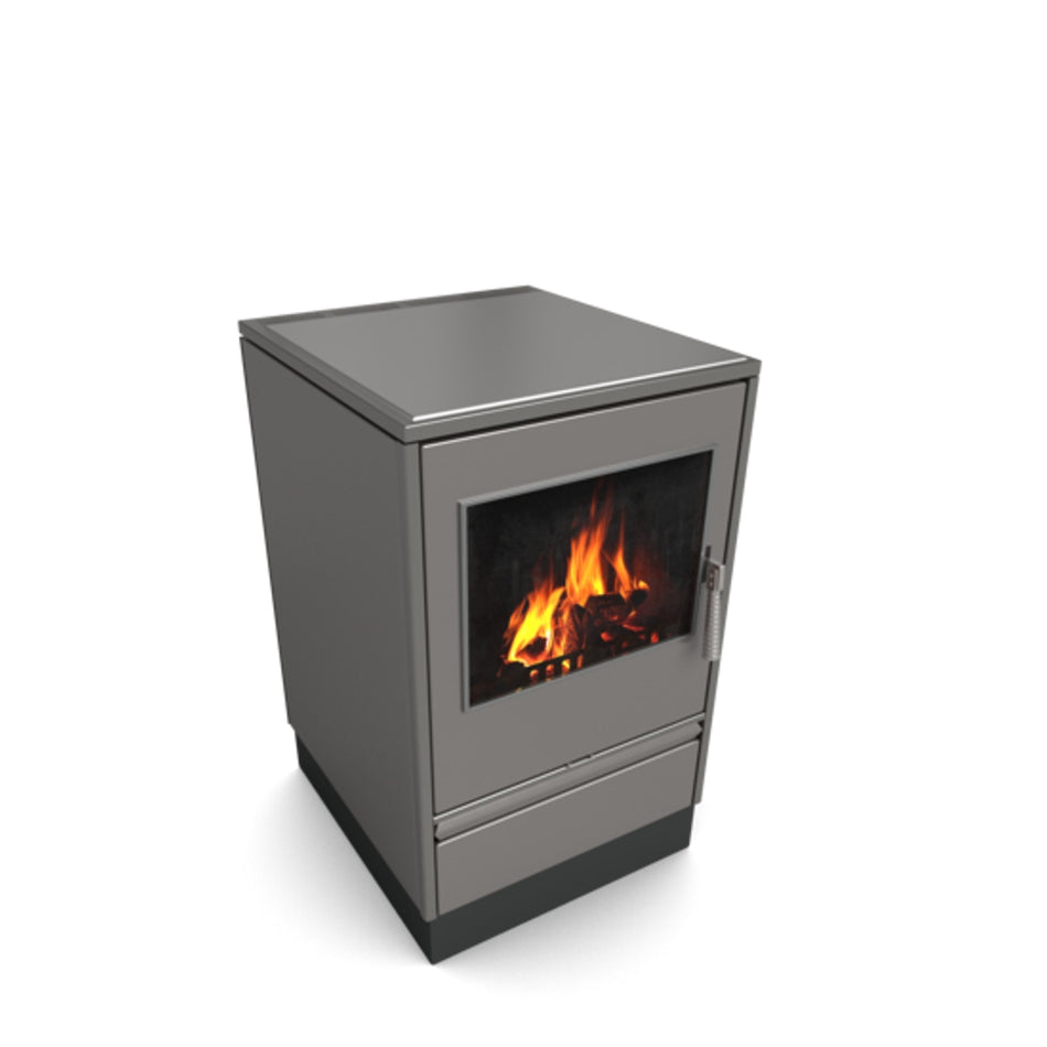 Glutos HHS 02 G Küchenherd mit Sichtscheibe in metallic 5,5 kW | klimaworld.com