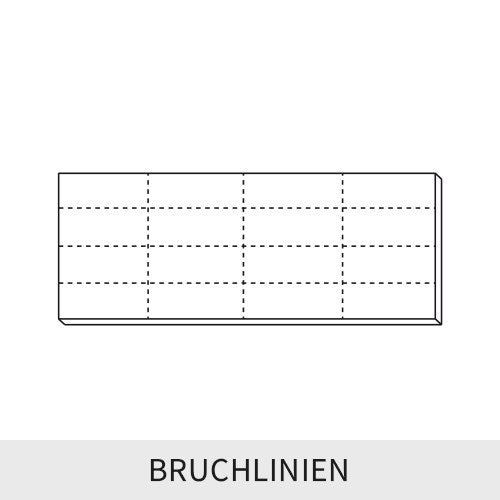 Ansicht Bruchlinien - Maincor MFL Randelement Trockenbau 