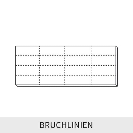 Ansicht Bruchlinien - Maincor MFL Randelement Trockenbau 