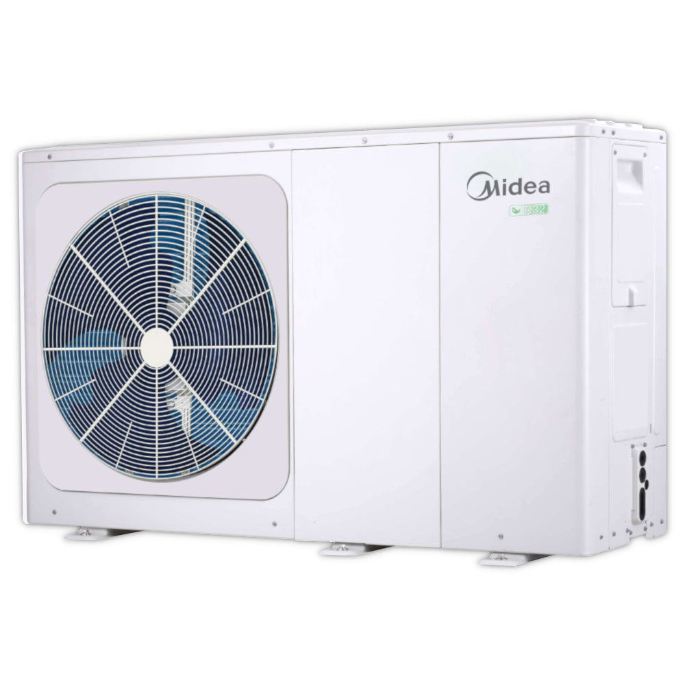 MIDEA Monoblock Waermepumpe M Thermal Arctic Mono MHC-V12W/D2RN8 in weiss mit grossem Frontventilator | Klimaworld.com