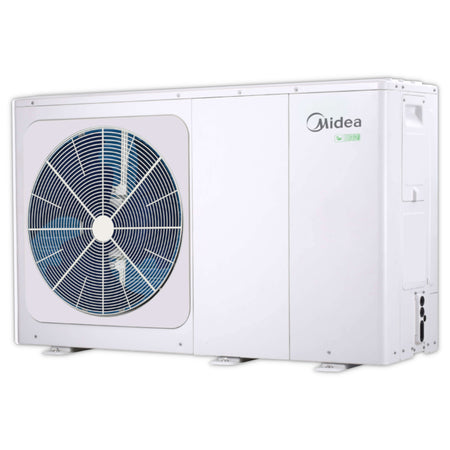 MIDEA Monoblock Waermepumpe M Thermal Arctic Mono MHC-V12W/D2RN8 in weiss mit grossem Frontventilator | Klimaworld.com