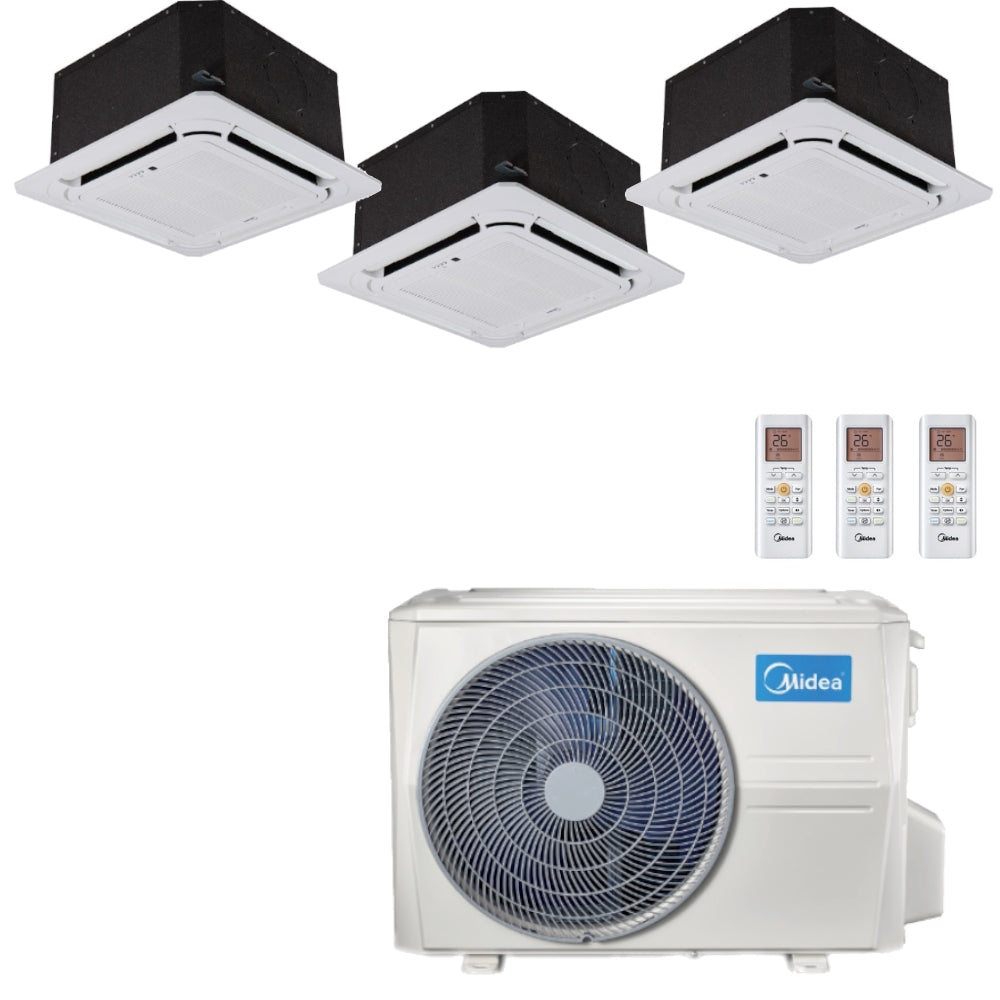Deckenkassette 1x2,6kW und 2x3,5kW