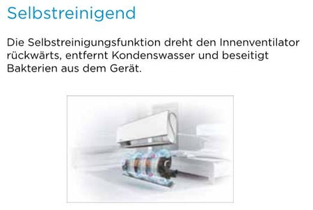 Klimaanalge Wandgerät Mission Pro-27- R32 DC Inverter A++, 2,7kW 