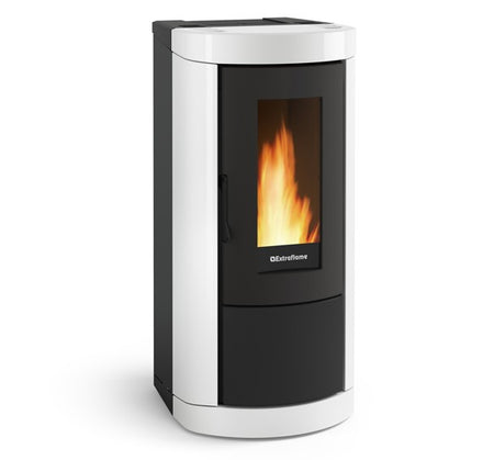 Extraflame Pelletofen Mietta Evo weiß