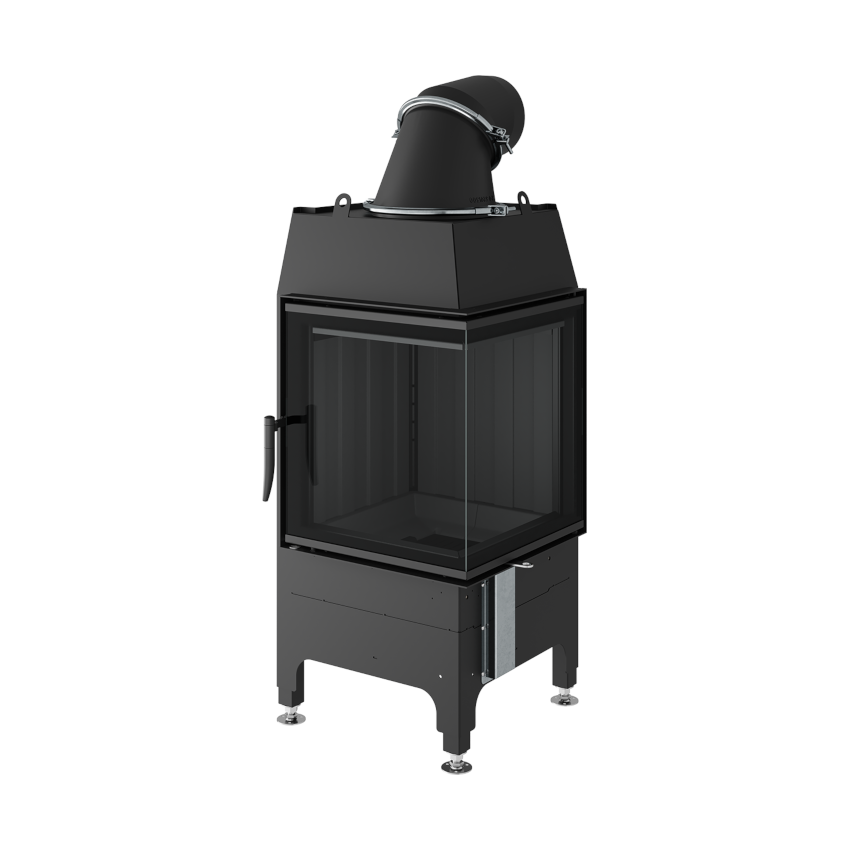 Spartherm Kamineinsatz Mini 2R RLA | 7 kW | Selbstschließende Tür Schwarz