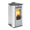 KALOR Pelletkamin | Perfecta Acciaio Miriam 10 | 7,8 kW | Weiß