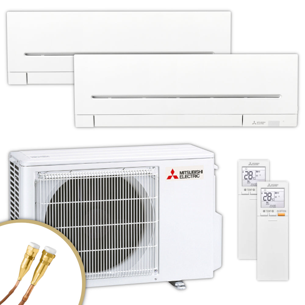 MITSUBISHI | Klima-Set MXZ/MSZ-AP | 1,5 kW + 3,5 kW | Quick-Connect
