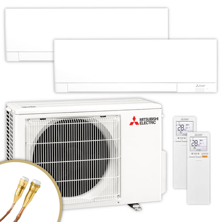 Mitsubishi Multisplit Klimaanlage | MSZ-AY | 3,5 kW + 3,5 kW | klimaworld.com