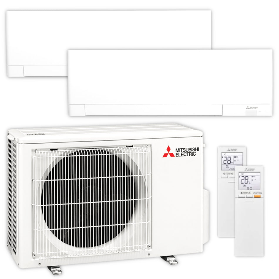 Mitsubishi Multisplit Klimaanlage Set | MSZ-AY | 3,5 kW + 3,5 kW | klimaworld.com