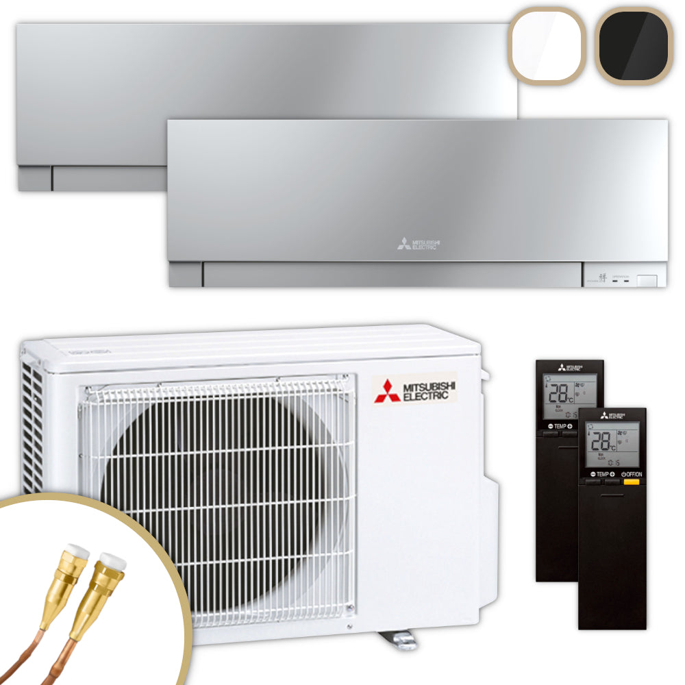 MITSUBISHI | Klima-Set MXZ/MSZ-EF | 1,8 kW + 3,5 kW | Quick-Connect
