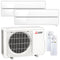 Mitsubishi Multisplit Klimaanlage Set | MSZ-LN | 2,5 kW + 3,5 kW | Pearl White