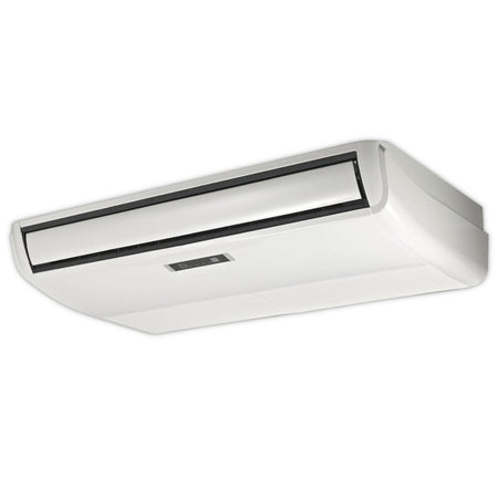 Midea Klimaanlage Flextruhengeraet MUE2-36HRFNX(GA) in Weiss mit abgerundeten Seiten, schmalem Frontdisplay und Luftauslass | Klimaworld.com