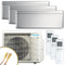 DAIKIN Multisplit Klimaanlage | Stylish | silber | 3x2,5 kW | Quick Connect