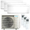 DAIKIN Multisplit Klimaanlage Set | Stylish C-Serie | weiß | 3x 2,5 kW