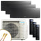 DAIKIN Multisplit Klimaanlage | Emura 3 | schwarz | 3x2,5 kW | Quick Connect