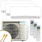 DAIKIN Multisplit Klimaanlage Set | Comfora | 3x 2,5 kW | Quick Connect
