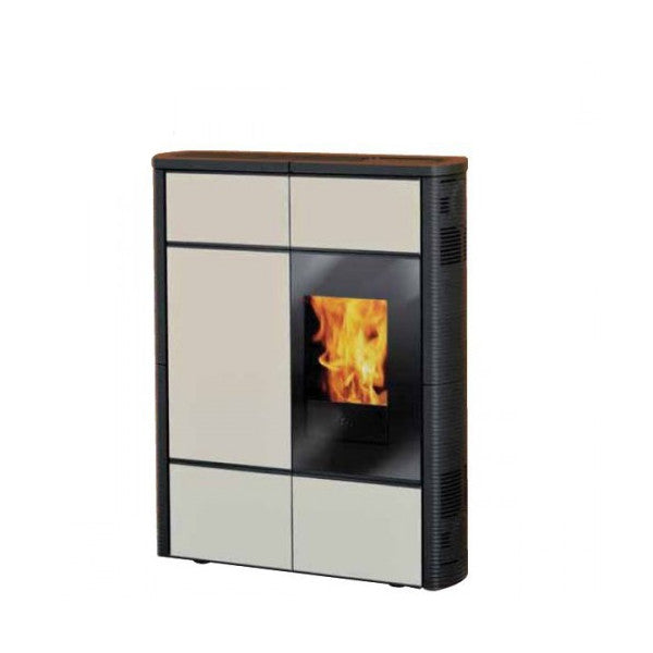 Pelletofen EdilKamin Nancy 9 kW mit Fernbedienung Slim-Line