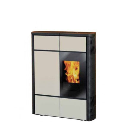 Pelletofen EdilKamin Nancy 9 kW mit Fernbedienung Slim-Line