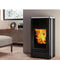 Pelletofen Edilkamin Nara Plus | Schwarz, Keramik farbig | 9 kW