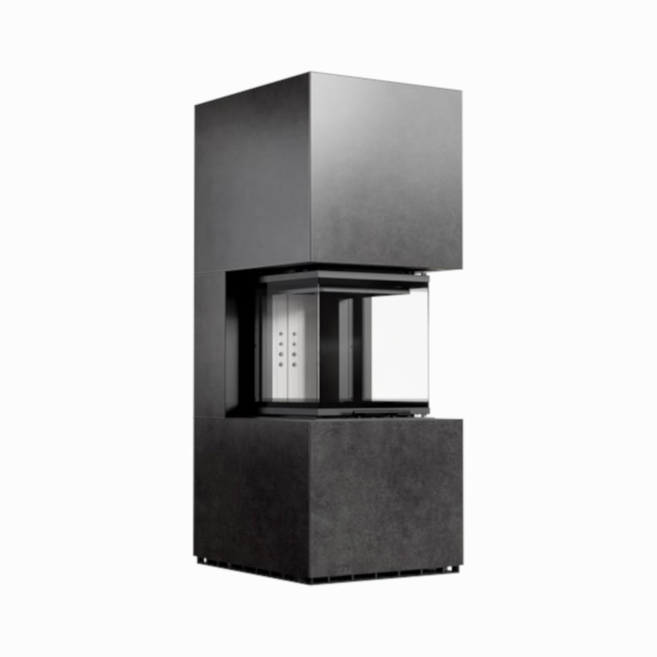 Kratki Kaminbausatz NBC 500/500, weisser Brennraum | klimaworld.com