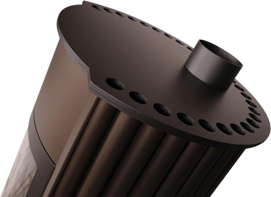 HS Flamingo Warmluftofen Masterflamme Grande I, braun | klimaworld.com