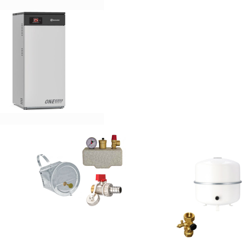 HT Heiztechnik Pelletkessel | One Plus Basic 20 | 20 kW | Komplettset 1 | Klimaworld