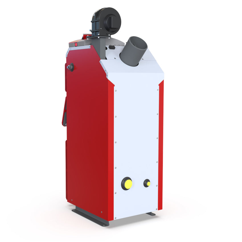 Defro Festbrennstoffkessel Optima Komfort 3,9 kW, Rückseite | klimaworld.com