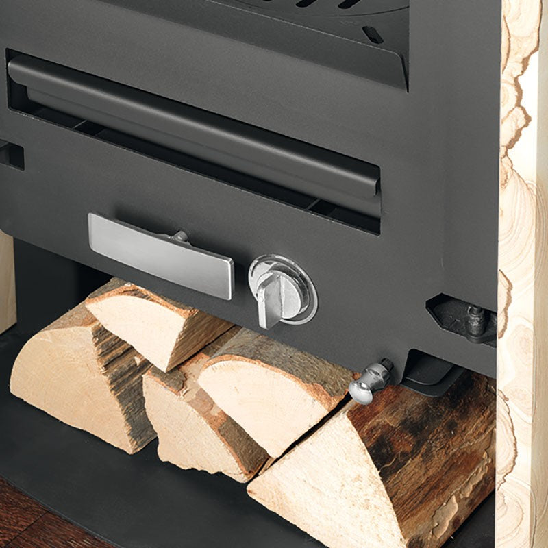 ORANIER | Corso W+ | Kaminofen | Schwarz | Dauerbrandofen | 7.0 kW 