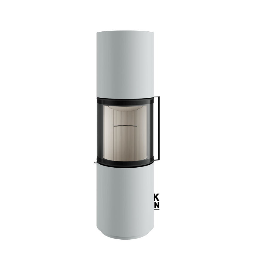 Spartherm Kaminofen Passo L  RLU| Lichtgrau 6,1 kW